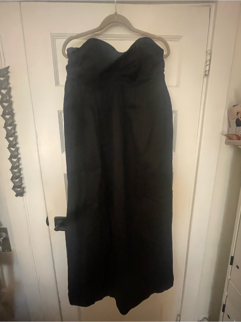Black Mexx Strapless Evening Dress - Elegant Simple Silhouette